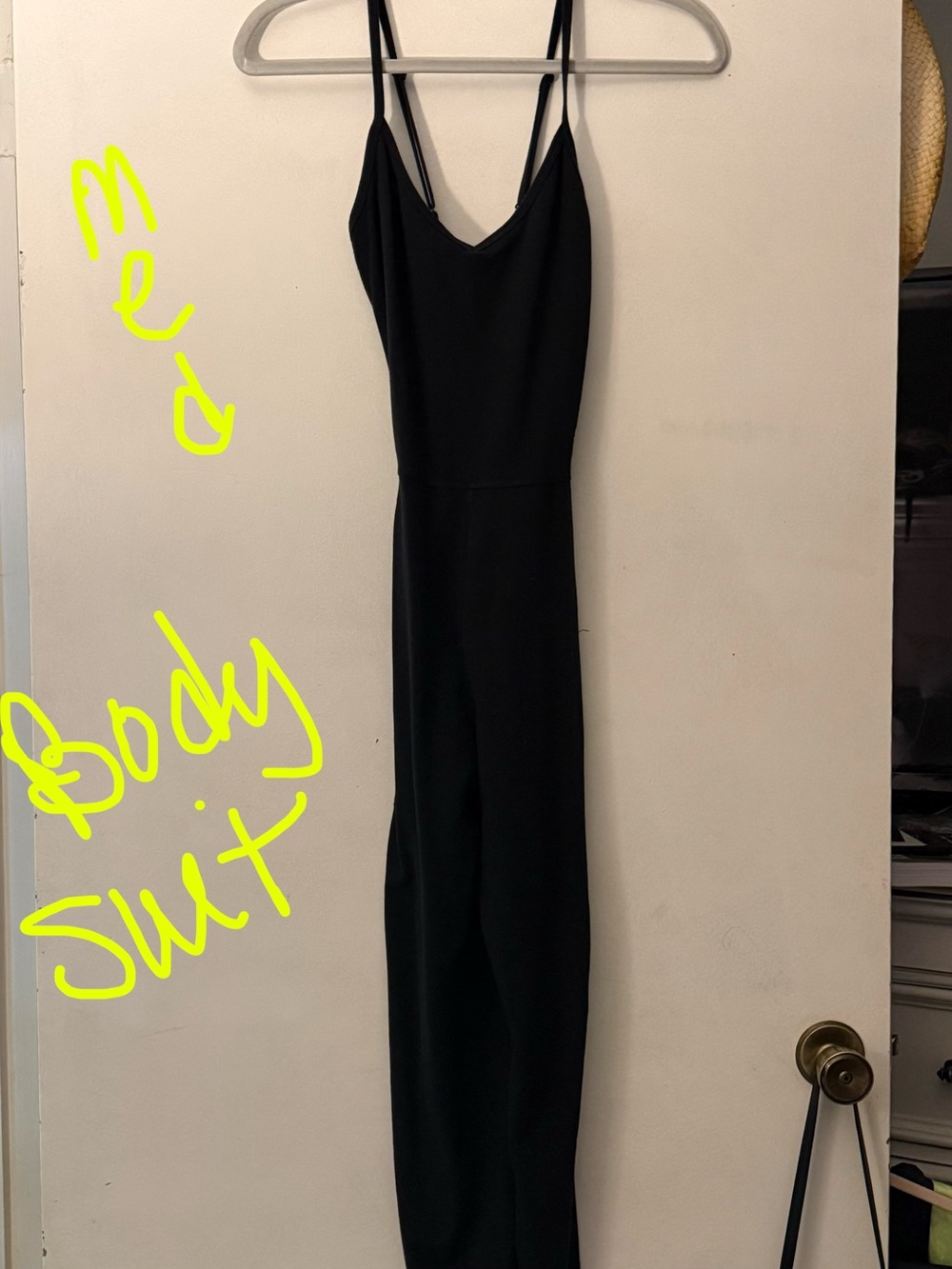 Black Double-Strap Jumpsuit